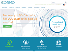 Tablet Screenshot of corero.com